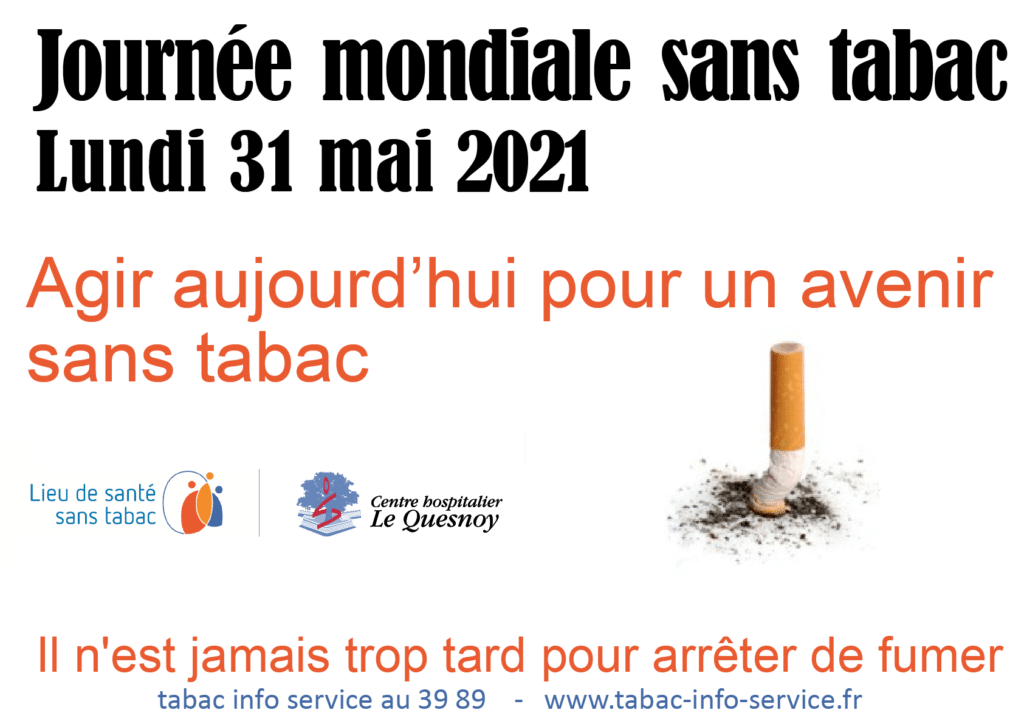 Journée Mondiale sans Tabac - 31 mai - Centre Hospitalier Le Quesnoy