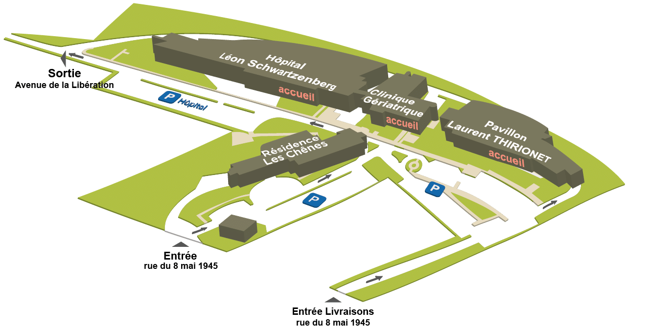 Plan du Centre