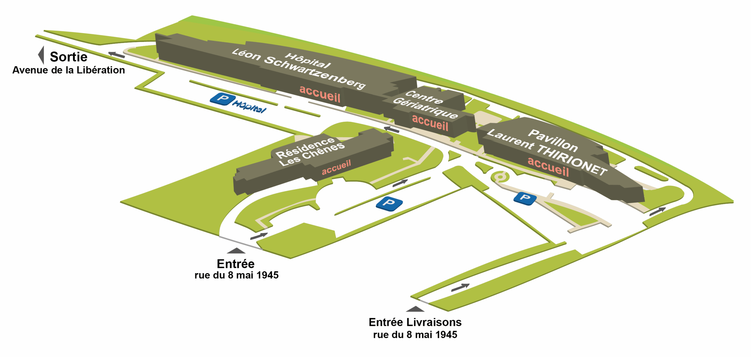 Plan du Centre