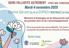 Après-midi thématique – SOINS PALLIATIFS autrement